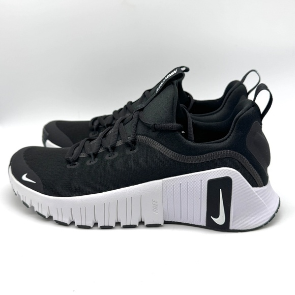 Nike Womens Free Metcon 6 Black White Shoes Sz 8.5 New Sneaker FJ7126-001 - Picture 3 of 11